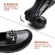 2025 new genuine leather flat-soled casual large-size women's shoes 40-43 spring versatile fashionable single shoes shallow mouth bean shoes