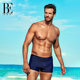 BE Fan De'an swimming trunks men's flat-angle quick-drying anti-embarrassment swimming trunks men's high elastic breathable bubble spa swimming trunks