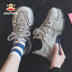Big Mouth Monkey Broken Size Clearance Genuine Canvas Shoes Women's Shoes 2025 New Summer Hot Sports Board Shoes Small White Shoes Women