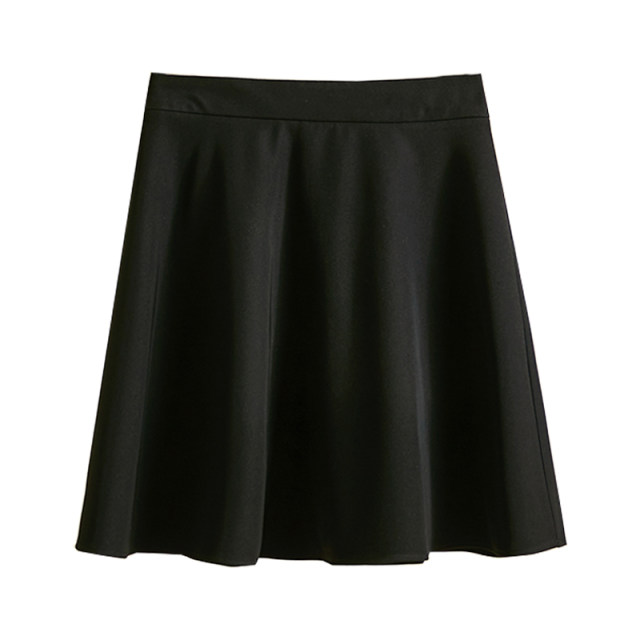 
Off-white short suit skirt for women 2025 new summer high-waisted a-line umbrella skirt big swaying small short skirt