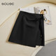 
One-piece lace-up skirt for women's summer short skirt 2025 new high-waisted slim and small person with anti-exposure hip-covering skirt