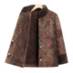 Grandma's winter cotton coat, middle-aged and elderly women's cotton jacket, plus velvet thickened elderly mother's winter coat, old lady's Tang suit
