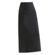 Retro Chinese style slit suit skirt for women 2025 summer thin high-waisted temperament slim straight hip long skirt