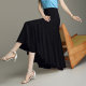 Switching fishtail design feels smooth and elegant chiffon skirt female summer high waist A -shaped thin bloom skirt