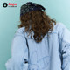Aape flagship store women's clothing ape people embroidered washing denim loose thick jacket jacket 7688XXN