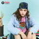 Aape flagship store women's clothing ape people embroidered washing denim loose thick jacket jacket 7688XXN
