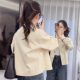 Work jacket women's short shirt 2025 spring new Korean loose high-end casual small jacket top