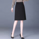 A-line suit skirt for women in spring and autumn 2025 new high-waisted hip skirt mid-length slim one-step skirt professional mid-skirt