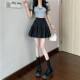 New summer versatile slim cake skirt large size fat girl 300Jin [Jin equals 0.5 kg] A-line skirt design high-waisted short skirt