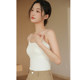 Beautiful backless trailer vest Female summer new ice ribbon chest pad, wearing a bottoming tube top top