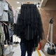 Heavy Industry Multi-layer irregular mesh puffy skirt niche design asymmetrical fish tail fairy skirt