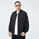 Half ink large size men's bomber jacket men's loose three-defense spring new fat sports baseball uniform
