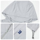 Half ink large size men's hooded sun protection clothes for men 2025 summer new ice silk cool sun protection clothes jacket