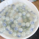 50 pieces of 8/10mm glass imitation jade broken flower beads explosion beads diy beaded bracelet necklace handmade materials