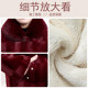 Middle-aged and elderly women's plus size thickened mink velvet coat fat grandma plus fat warm cotton jacket mom fur collar coat