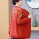 Fat grandma's autumn and winter knitted thick coat mother's large size cardigan plus velvet sweater middle-aged and elderly women's inner wear warm clothes