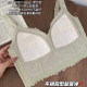 Ultra-thin French underwear for women with large breasts, small and slim without steel rings, sexy adjustable bra