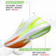 Voit running shoes, full-length carbon plate running shoes, men's racing lightweight shock-absorbing sports shoes, women's mesh breathable soft soles