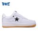 Walter thick-soled elevated cowhide white shoes for men Air Force One autumn and winter trendy casual shoes for couples with the same style sneakers for women