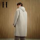 SEASON HIGH24 Spring New Loose Lapel Snap Button Solid Color Simple Mid-length Jacket Men's Clothing