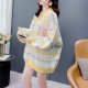 Japanese college style Polo neck sweet pullover sweater for women in autumn 2024 new loose mid-length casual top