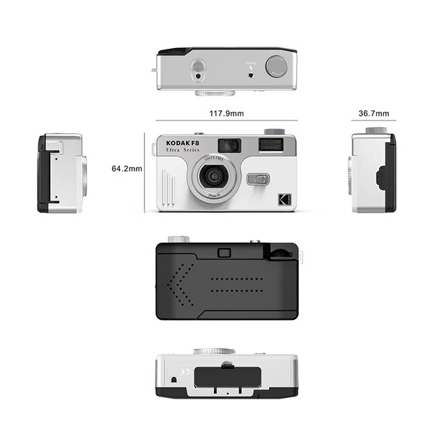 Kodak F8 retro interchangeable film point-and-shoot camera for beginners birthday gift for girls ins film