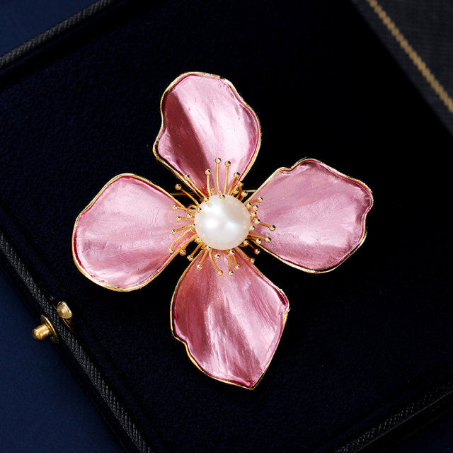 Zizi Flower brooch high -end female exquisite fashion chest flower versatile pin 2024 new tide
