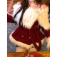 Nanlixiang Beidao Moonlight #One-shoulder Korean lazy style jacket for women in autumn and winter long-sleeved slim and age-reducing top