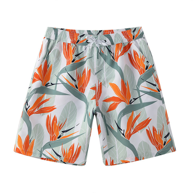 Couple swimsuit 2025 seaside vacation men's beach pants couple ins swimsuit women's skirt split swimsuit water fun