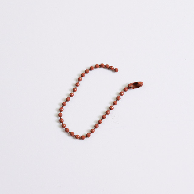 Pearl chain DIY beaded material jewelry accessories metal chain color spray paint bead chain wave bead chain tag chain
