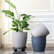 Gardening flower green plant pots frosted imitation stone flower pots European resin flower pots thickened durable environmentally friendly plastic flower pots