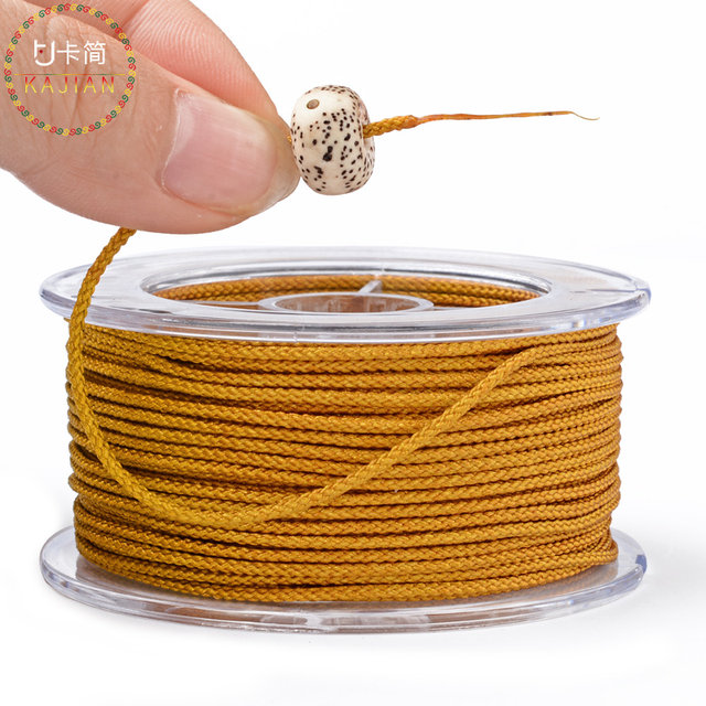 Card Jane Stubing Rope Caiser Jade Line Wear Beads Bracelet Weaving Rope Hand Bead Bad Bad Necklace Rope Hand Line