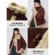 Ankora red lamb wool coat women's kbne autumn and winter new fur integrated thickened warm temperament imitation fur