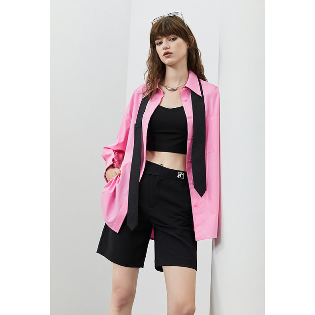 Black casual pants for women high waist wide-leg pants kbne2025 summer clothing hot straight five-point pants
