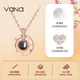 Vana Love Memory Sterling Silver Necklace Pendant Necklace Women's 2025 New Accessories Clavicle Chain Light Luxury Jewelry