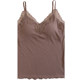 Summer suspender vest female top with chest pads can adjust the shoulder band loose pajamas, home thread thin