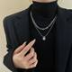 Super value six-pack sweater chain for women trendy niche simple light luxury high-end design necklace versatile long sweater chain