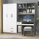Computer desk with wardrobe simple desktop bedroom combination bookshelf student writing desk one-piece desk cabinet children