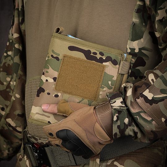 Manba waterproof map bag military fan outdoor tactics notebook diary pen bag book leather waterproof bag map bag