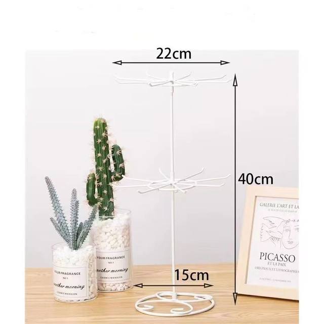 Stall rotating rack desktop trinket hanging rack lipstick keychain jewelry display rack earrings socks display rack