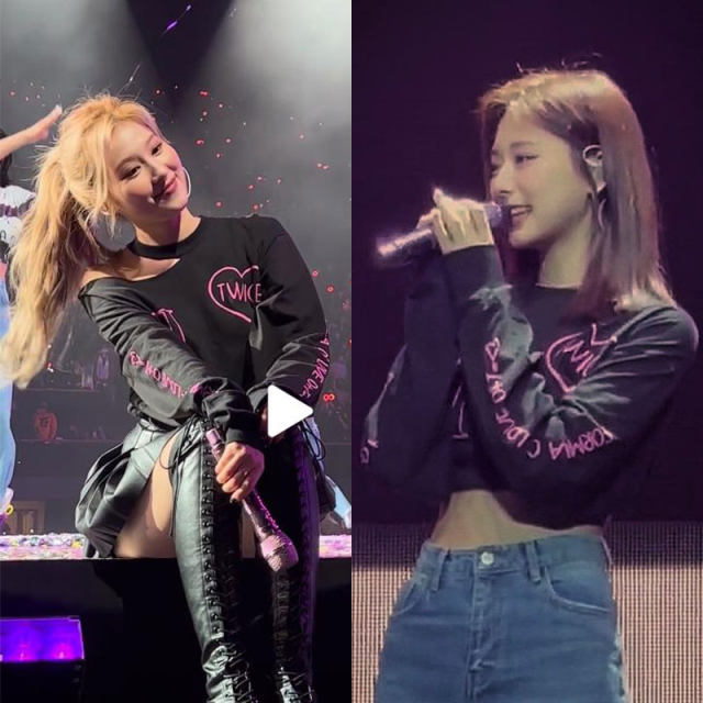 TWICE concert peripherals have the same sweatshirts in spring, autumn and winter plus velvet thin printed pullover casual tops