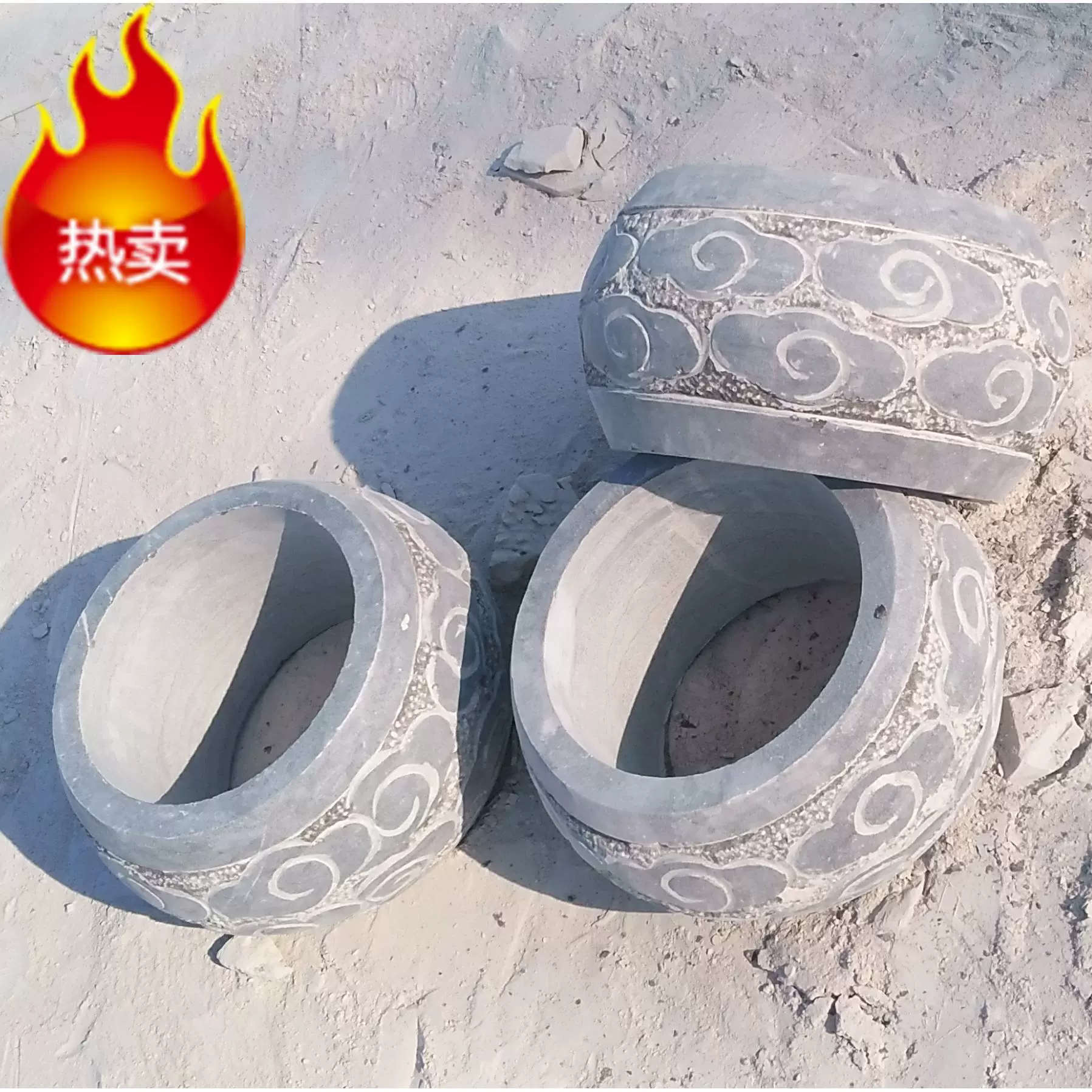 石柱墩青石墩子底座木柱腳實心柱頂雕刻石磉仿古空心