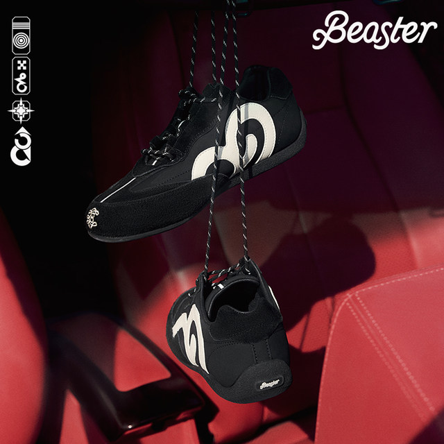 BEASTER trend racing shoes for men and women couples soft sole training shoes for blue sports summer
