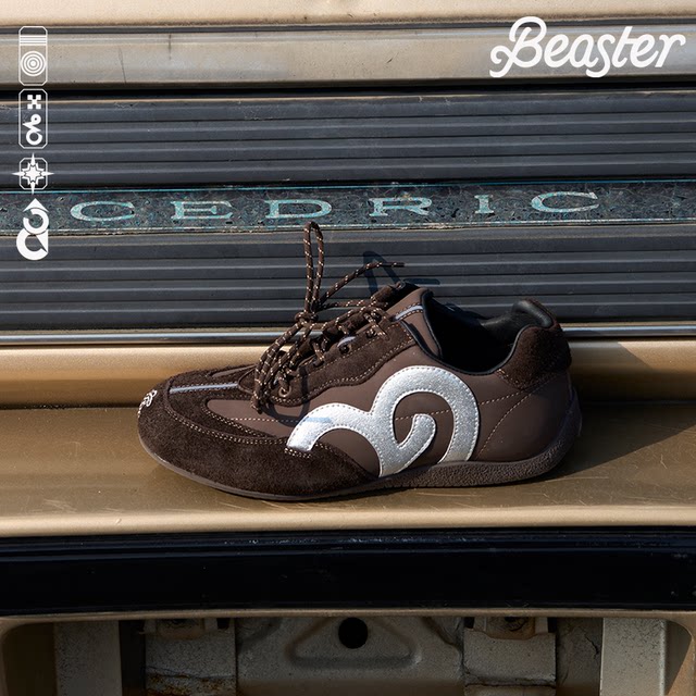 BEASTER trend racing shoes for men and women couples soft sole training shoes for blue sports summer
