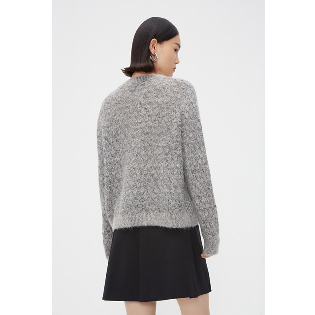 NEELLY Nali Shopping Mall same spring style versatile pleated skirt short skirt for women black simple commuting slim A-line skirt