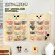 Children's hair accessories storage artifact hanging bag Velcro compartment baby headwear rubber band hair band hairpin hairpin jewelry box
