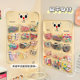 Children's hair accessories storage artifact hanging bag Velcro compartment baby headwear rubber band hair band hairpin hairpin jewelry box