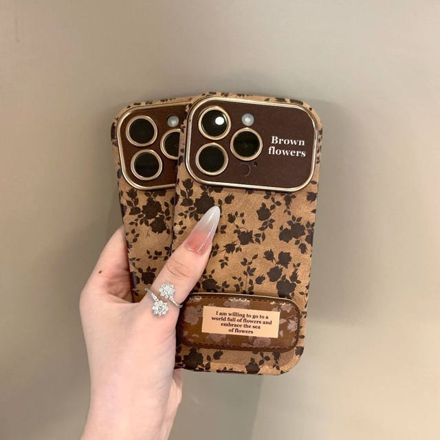 
Retro oil painting rose suitable for Apple 17/16 ProMax mobile phone case lanyard iPhone15 all-inclusive 14 anti-fall 13 light luxury 12 bracket