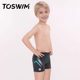 
TOSWIM swimming trunks for boys and children, professional competitive training flat corner swimming trunks for teenagers 2024