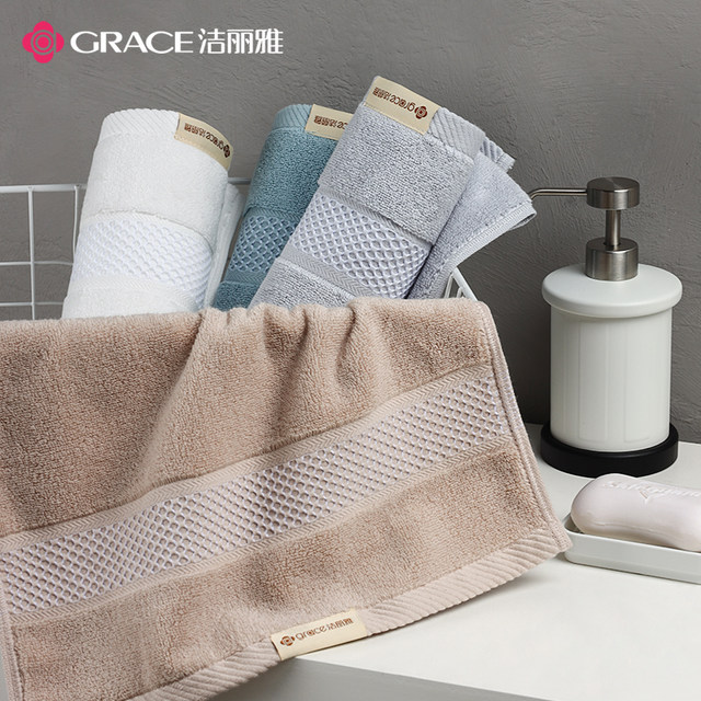 Jialiya towel pure cotton 100 cotton face wash household 140g thickened and absorbent men and women 2025 new style